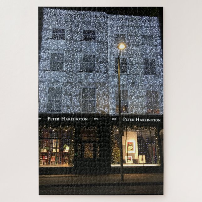 Christmas Lights, Fulham Road, Chelsea, London Ver Puzzle (Vertikal)