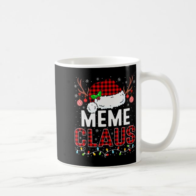 Christmas Lights Meme Claus Family Matching Xmas P Kaffeetasse (Rechts)