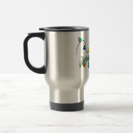 Christmas lights mug reisebecher