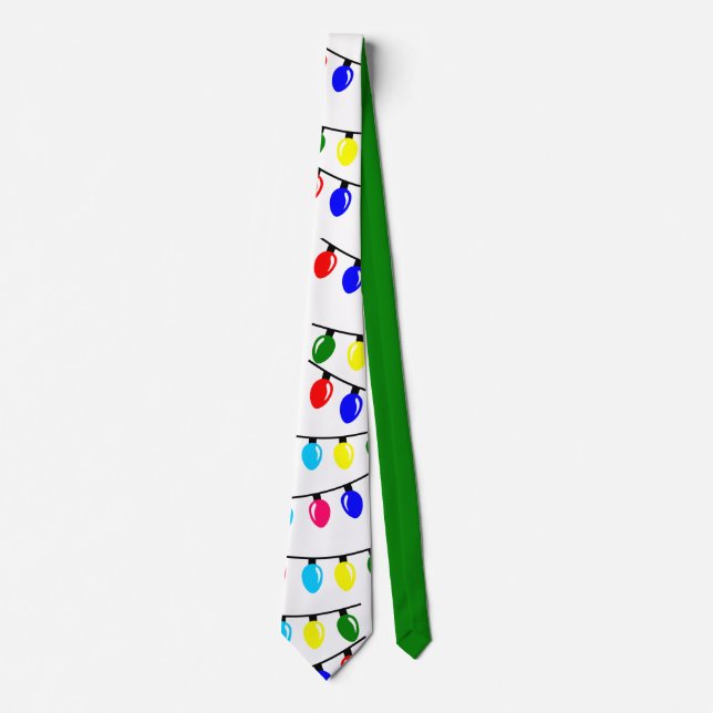 Christmas Lights Neck Tie Krawatte (Vorderseite)