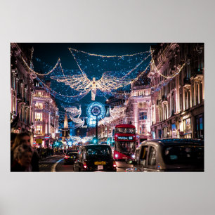CHRISTMAS LIGHTS - REGENT STREET, LONDON, Vereinig Poster
