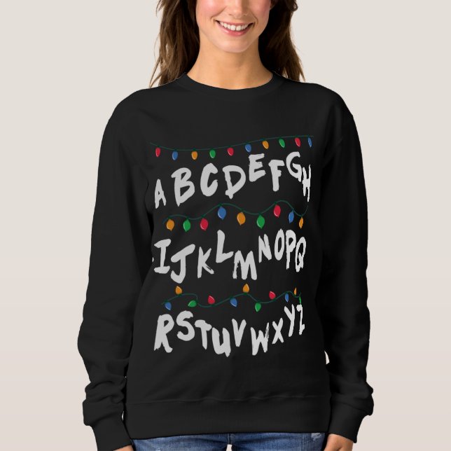 Christmas Lights Stranger Sweatshirt (Vorderseite)