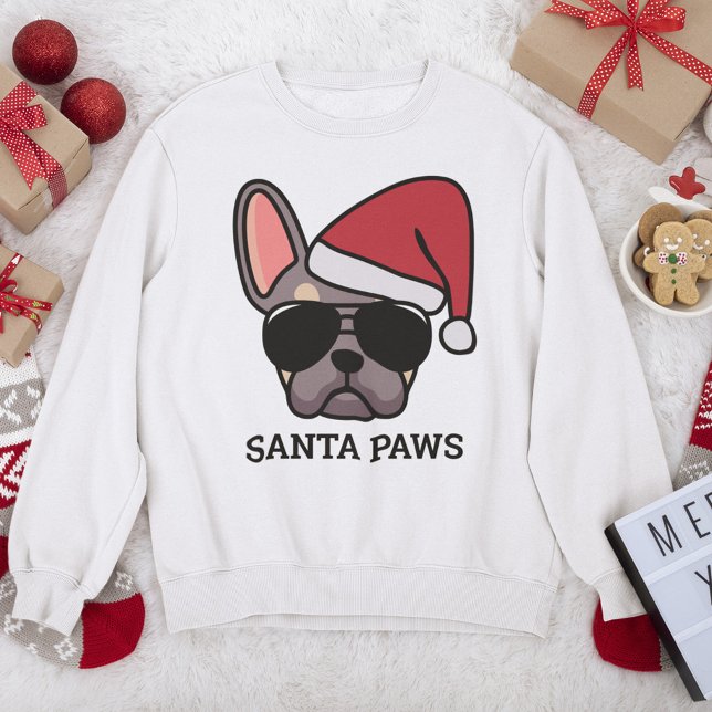 Christmas Lilac Tan French Bulldog Sweatshirt (Von Creator hochgeladen)