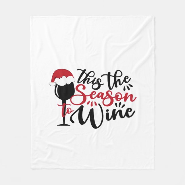 Christmas Lines Abstract Merchandise Fleecedecke (Vorderseite)