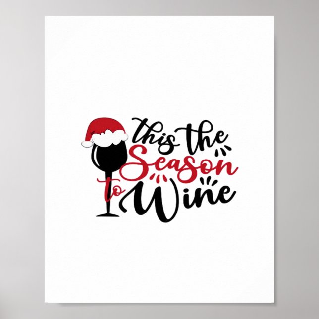 Christmas Lines Abstract Merchandise Poster (Vorne)