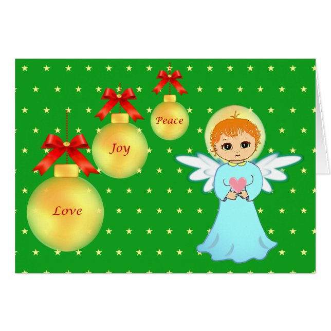 Christmas Little Angel Blank (Vorderseite (Horizontal))