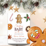 Christmas Little Gingerbread Winter Baby Dusche Einladung<br><div class="desc">Feiern Sie das Wunder eines neuen Lebens dieses Weihnachtsfest mit unserer bezaubernden Weihnachtsdusche Little Gingerbread Winter Baby Einladung. Tauchen Sie ein in den fröhlichen Geist der Saison, während Sie Ihre Lieben zu einem fröhlichen kleinen Fest versammeln. Mit seinem reizvollen Aquarelldesign und seinem skurrilen Lebkuchenmotiv ist diese Einladung der perfekte Weg,...</div>
