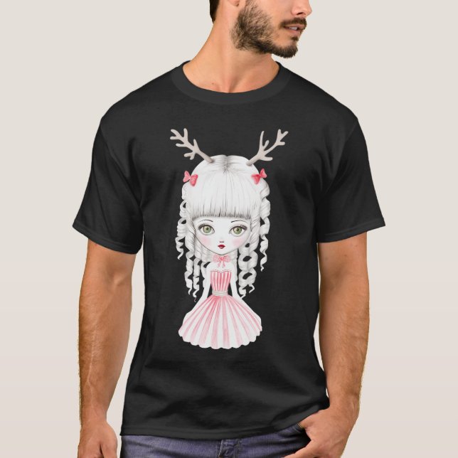 Christmas Little Reindeer T-Shirt (Vorderseite)