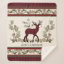 Christmas Lodge Merry Bright Deer Buffalo Plaid