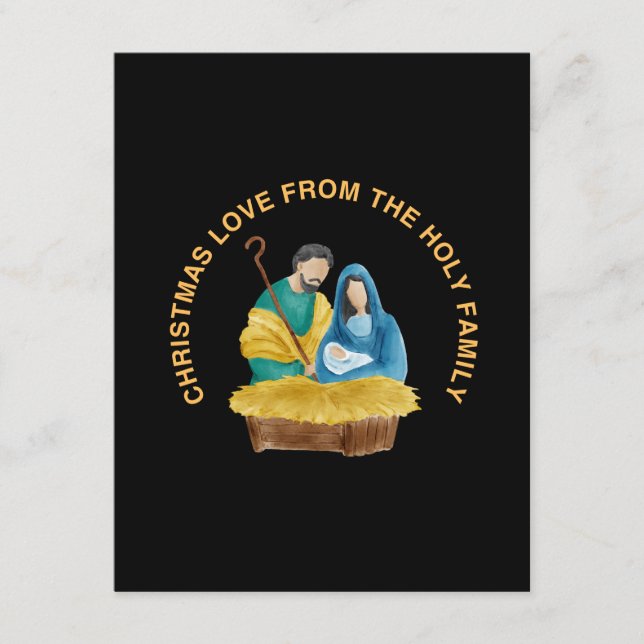 CHRISTMAS LOVE FROM THE HOLY FAMILY BEGLEITKARTE (Vorderseite)