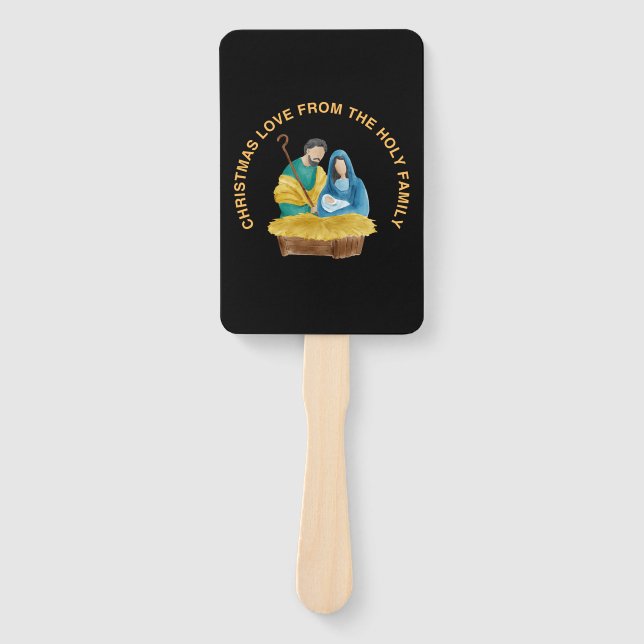 CHRISTMAS LOVE FROM THE HOLY FAMILY FÄCHER (Vorderseite)