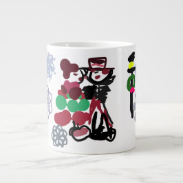 Christmas Lovely walking Jumbo-Tasse