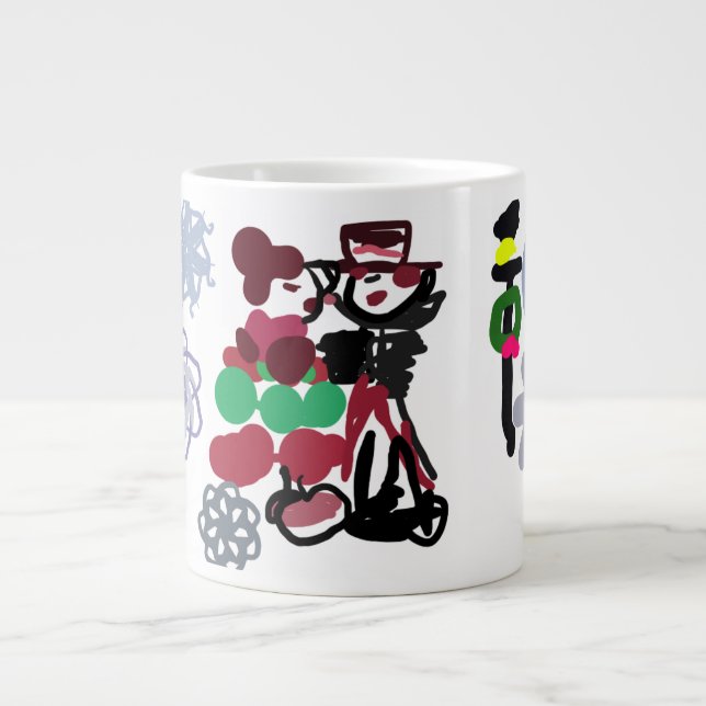 Christmas Lovely walking Jumbo-Tasse (Vorderseite)