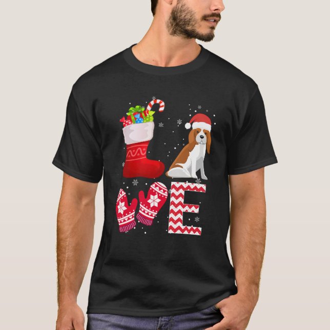 Christmas Lover Geschenke Cavalier King Charles Sp T-Shirt (Vorderseite)