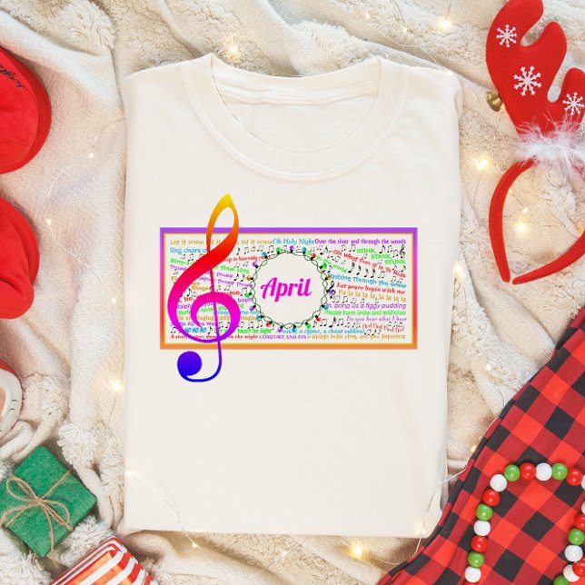Christmas Lyric Long Sleeve T-Shirt (Von Creator hochgeladen)