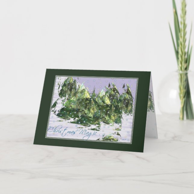 CHRISTMAS MAGIC FEIERTAGSKARTE (Vorderseite)