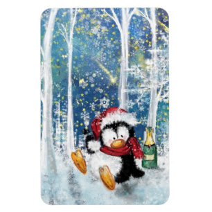 Christmas Magnet Happy Pinguin - Spaß