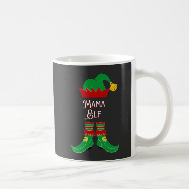 Christmas Mama Elf Kaffeetasse (Rechts)
