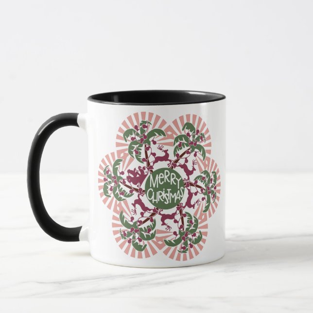 CHRISTMAS MANDALA TASSE (Links)