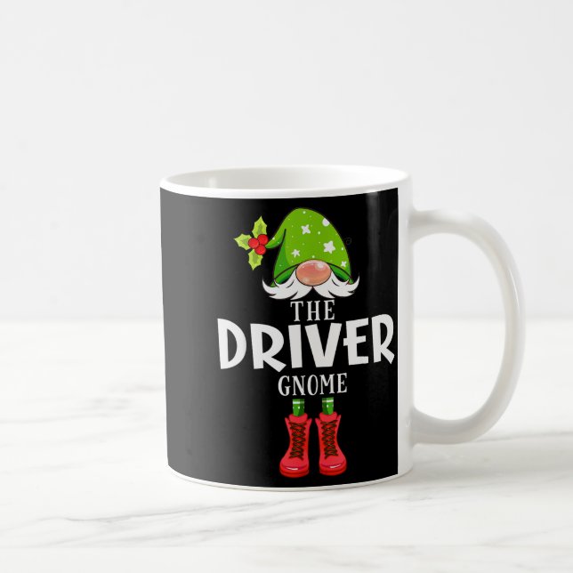 Christmas Matching Family The Driver Gnome  Kaffeetasse (Rechts)