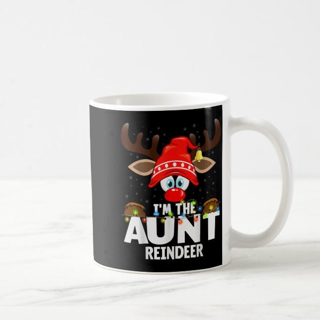 Christmas Matching I'm The Aunt Reindeer  Kaffeetasse (Rechts)
