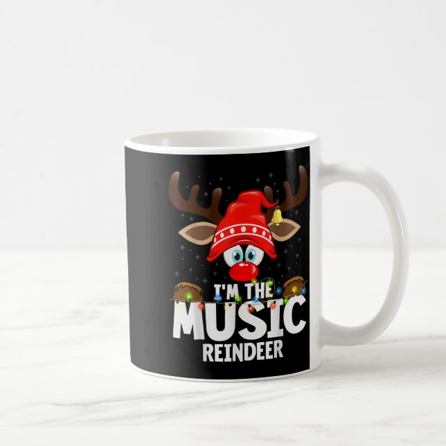 Christmas Matching I'm The Music Reindeer  Kaffeetasse (Rechts)