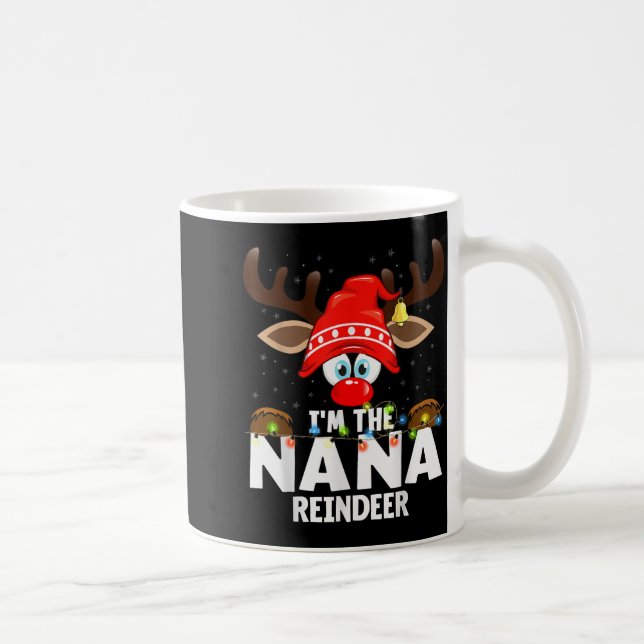 Christmas Matching I'm The Nana Reindeer  Kaffeetasse (Rechts)