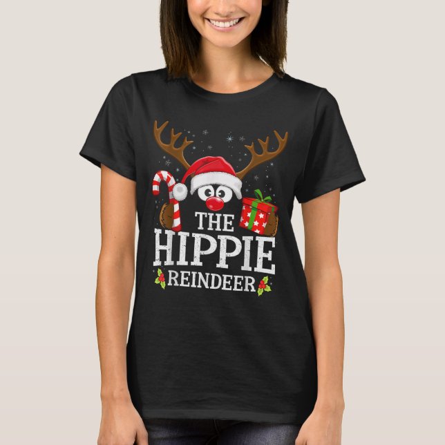 Christmas Matching The Hipe Reindeer Family  T-Shirt (Vorderseite)