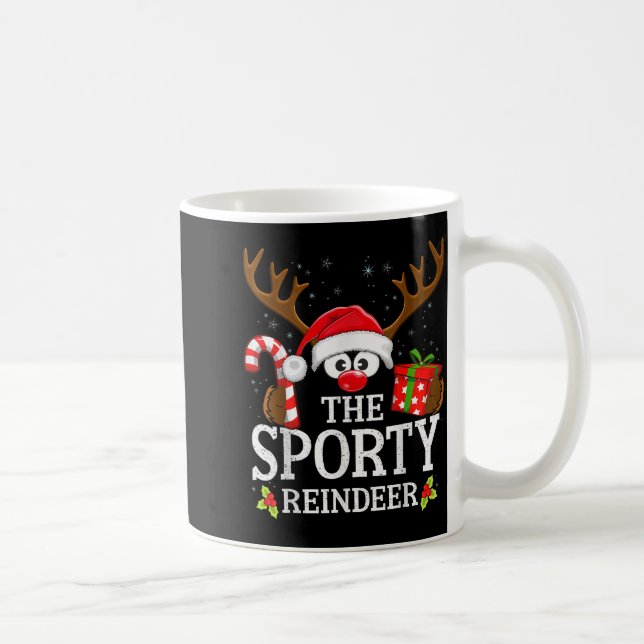 Christmas Matching The Srty Reindeer Family  Kaffeetasse (Rechts)