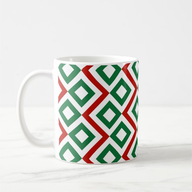 Christmas Meander Kaffeetasse (Links)