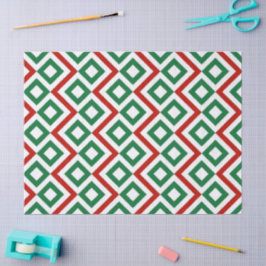 Christmas Meander Tissue Paper Seidenpapier