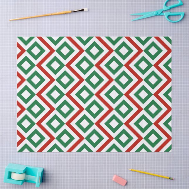 Christmas Meander Tissue Paper Seidenpapier (Basteln)