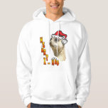 Christmas Meerkat Santa Hooded Sweatshirt<br><div class="desc">Sooooooooo,  Niedlich! Dieses Weihnachtsfest wünscht Meerkat ein frohes Weihnachtsfest! Mit diesem bezaubernden Meerkat kannst du deinen glücklichen Weihnachtsgeist zeigen. Sie können Ihre eigene Hintergrundfarbe wählen. Gegenstand der Weihnachtsmelinie.</div>