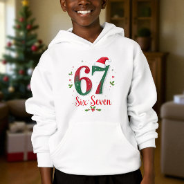 Christmas Meme Six Seven 67 6 7 Holiday Hoodie