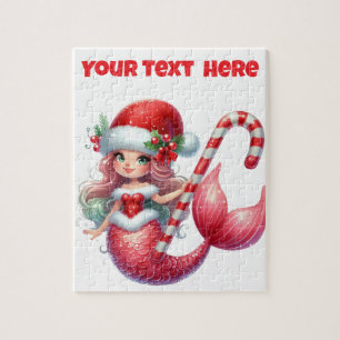 Christmas Mermaid Jigsaw Puzzle