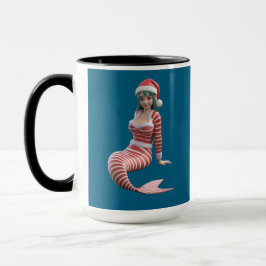 Christmas Mermaid Tasse
