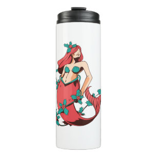 Christmas Mermaid Thermosbecher