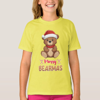 Christmas Merry Bearmas Niedlich Pet Lover Weihnac T-Shirt