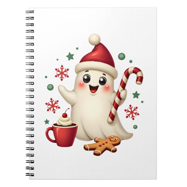 Christmas Merry Christmas For Gift Christmas Ghost Notizblock (Vorderseite)
