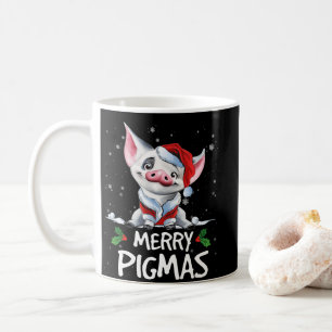 Christmas Merry Pigmas Funny Xmas Pajama Kaffeetasse