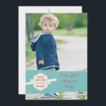 Christmas Message Foto Holiday Card Feiertagskarte<br><div class="desc">In cream, dekorative Panel with a ribbon that holds the message "Merry Christmas and Happy New Year". Just add your favorite foto for a unique holiday card. The card is easy to customize with your wording machen, machen, machen, machen, paper shape options and choice of sechs paper type. White Inklusive....</div>