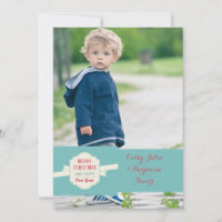 Christmas Message Foto Holiday Card