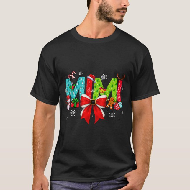 Christmas Mimi Coquette Bow Mimi Christmas  T-Shirt (Vorderseite)