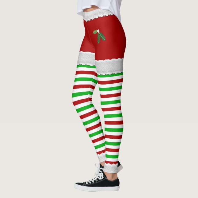 Christmas Mistletoe Leggings (Links)