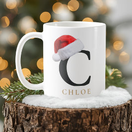 Christmas Monogram Mug Kaffeetasse
