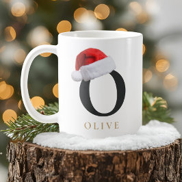 Christmas Monogram Mug Kaffeetasse