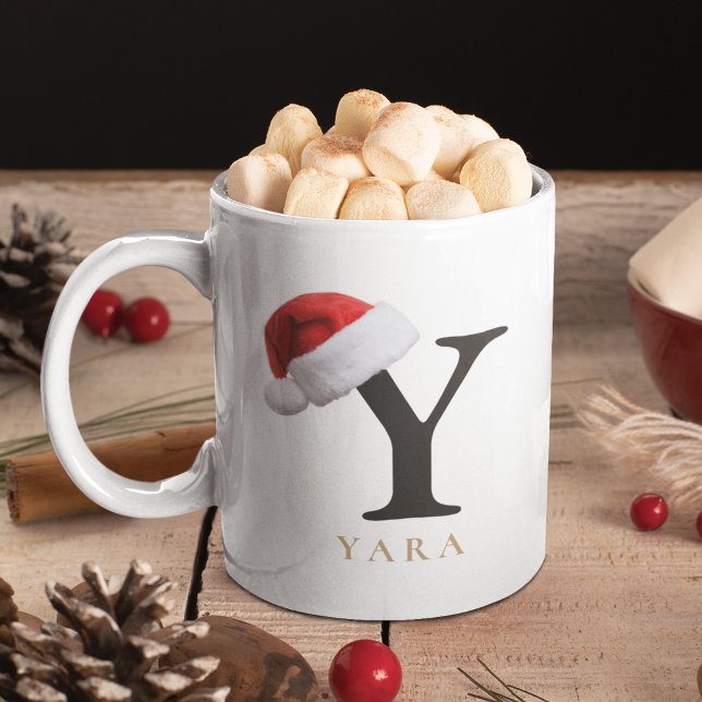 Christmas Monogram Mug Kaffeetasse (Von Creator hochgeladen)