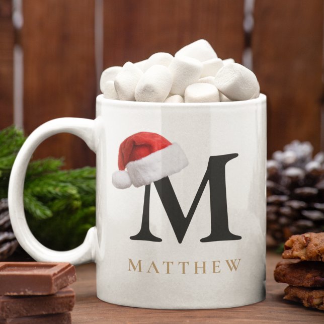 Christmas Monogram Mug Kaffeetasse (Von Creator hochgeladen)