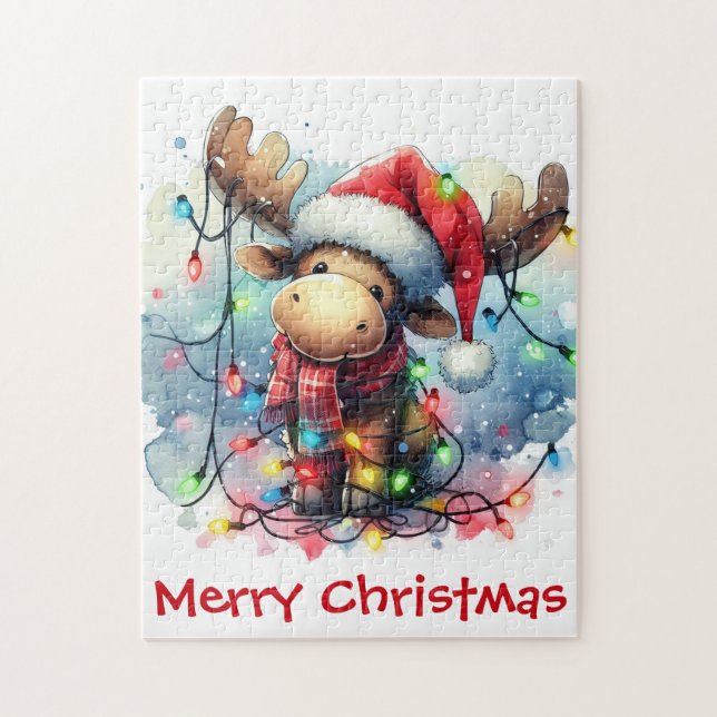 Christmas Moose Puzzle (Vertikal)