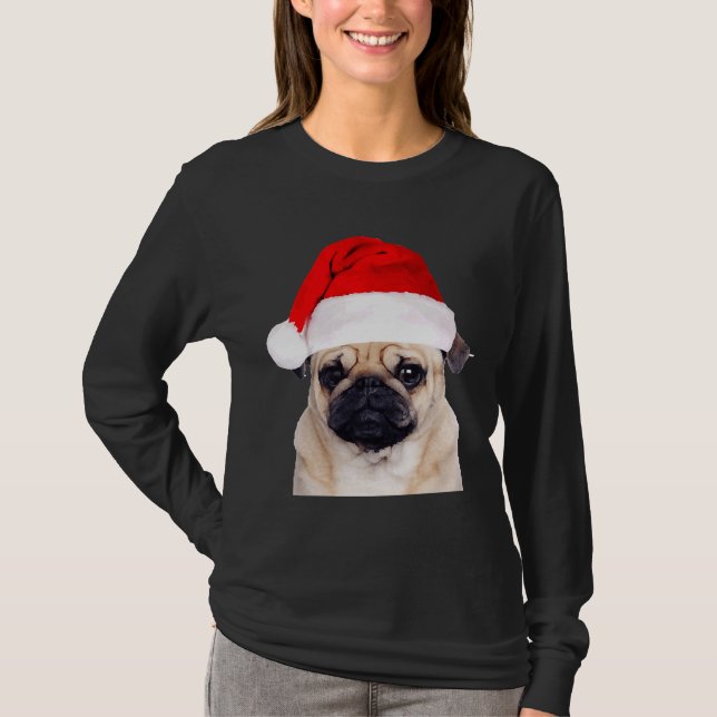 CHRISTMAS MOPS Klassischer T - Shirt 971 (Vorderseite)